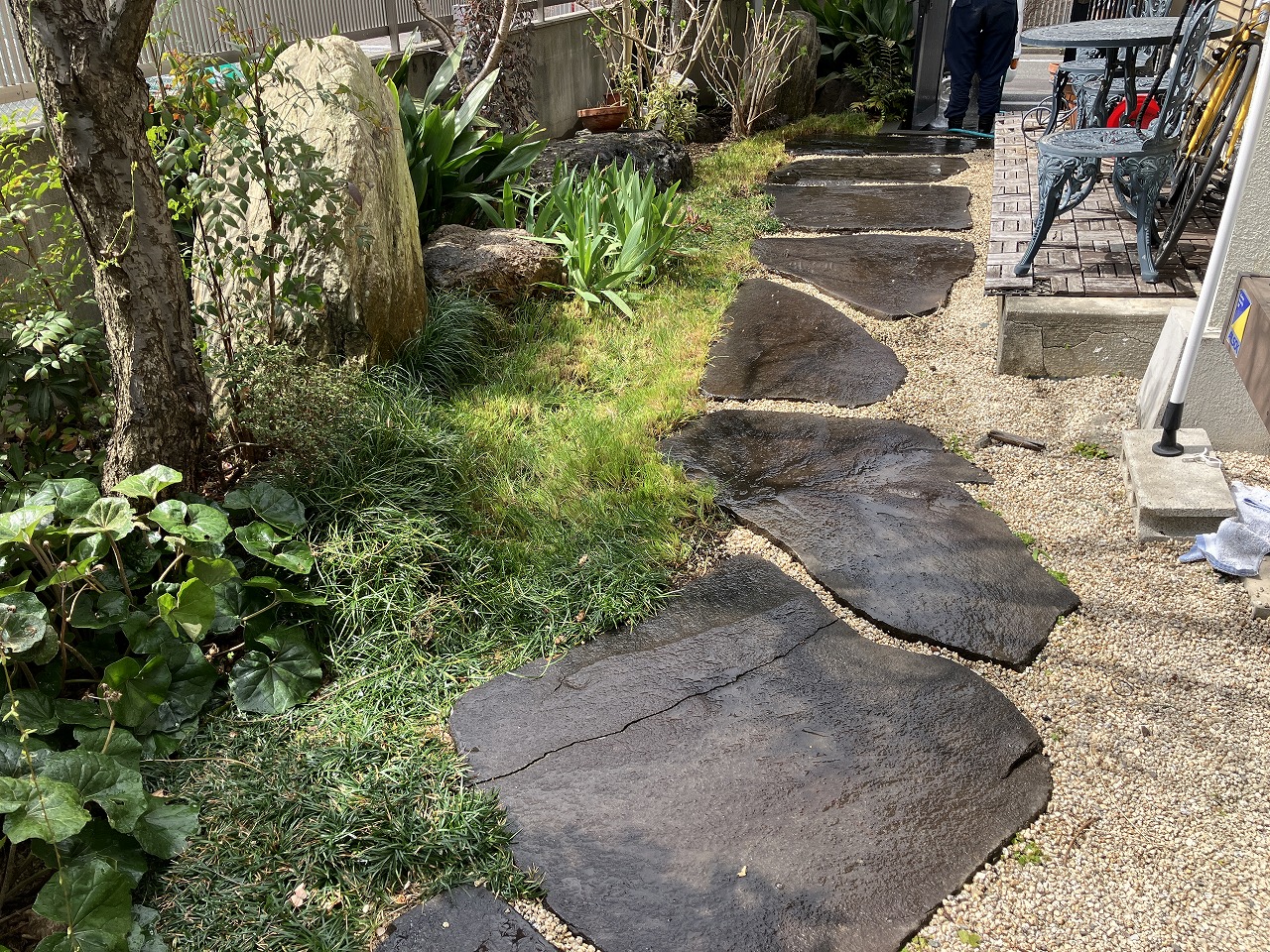 調和のとれた和風の庭へ【渋谷区Y様邸】
